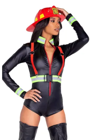 3 Piece Hot Fire Woman Costume
