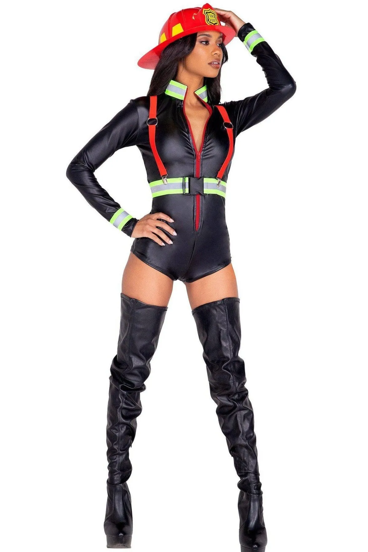 3 Piece Hot Fire Woman Costume