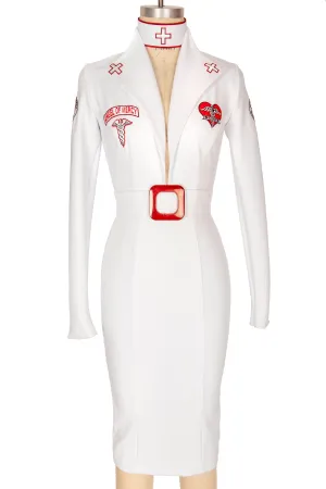 Angel of Mercy Pencil Dress & Belt