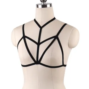 Bandage Bra Lingerie Sexy Underwear Women Open Cup Bra Cupless Womans Belt Strappy Shelf Tops Underwear Chest Bandage Exotic 20