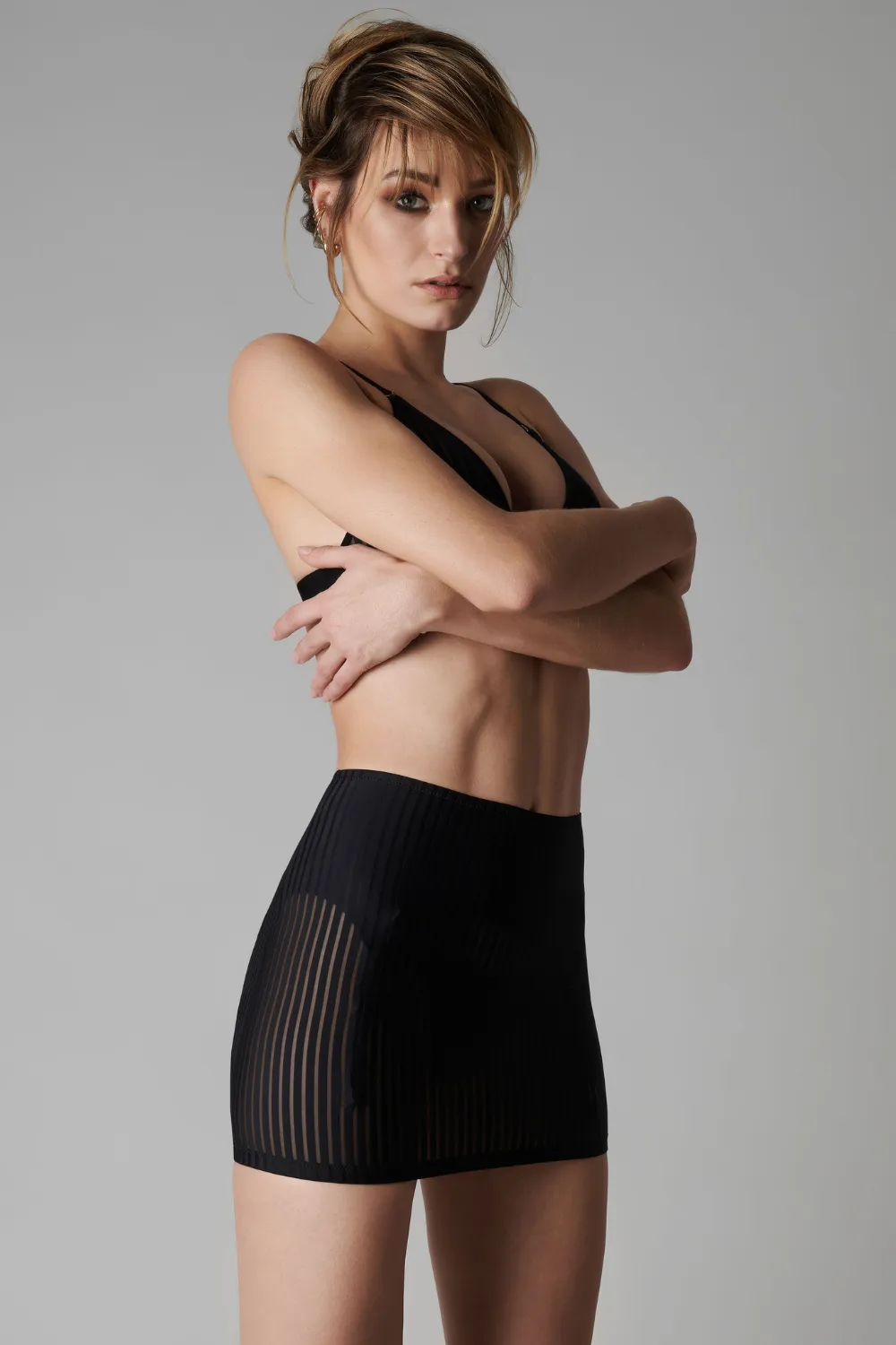 Bande  Part Mini Suspender Skirt
