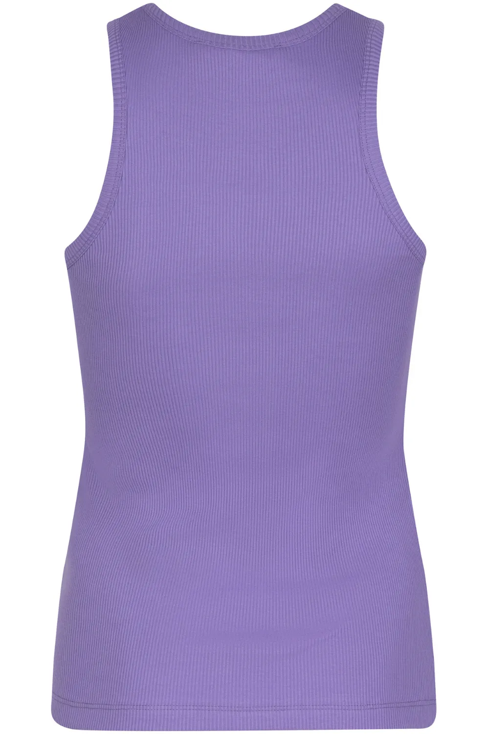 Bella Ribbed Tank Top Purple