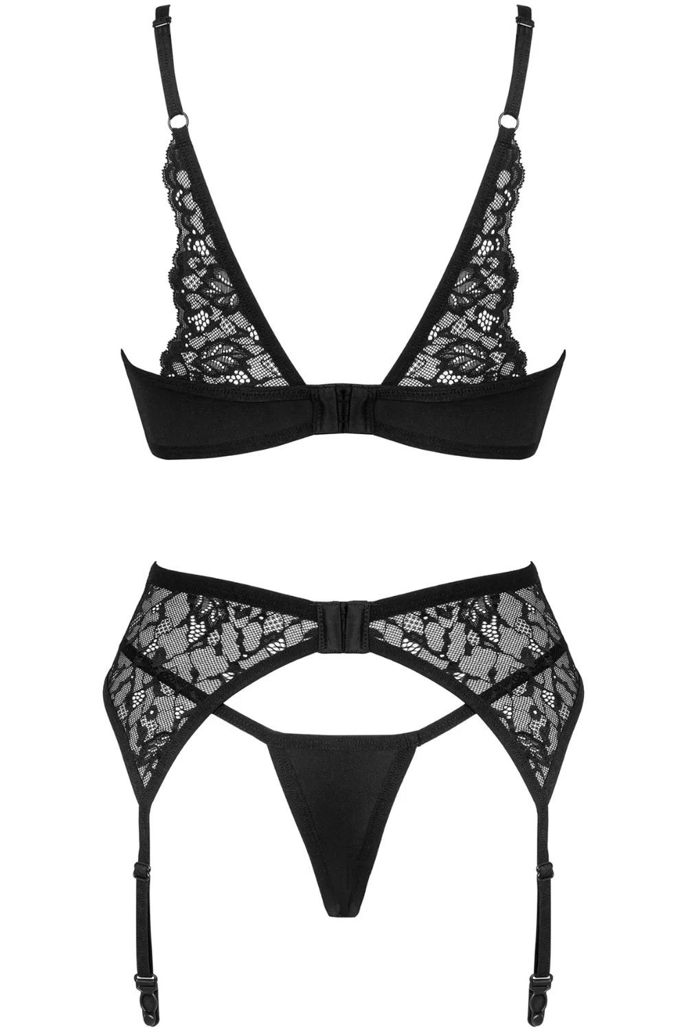Bellastia Bra. Thong & Suspender