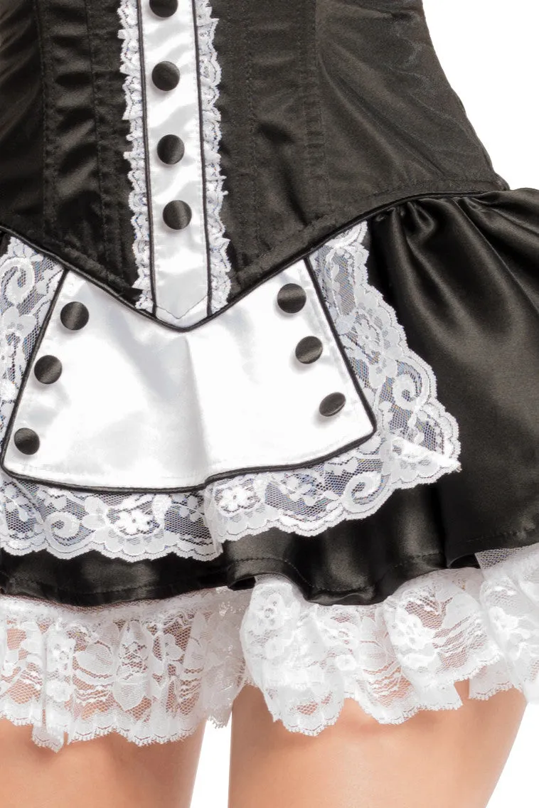 Button French Maid Dress