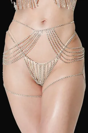 Diamond Drape Garter