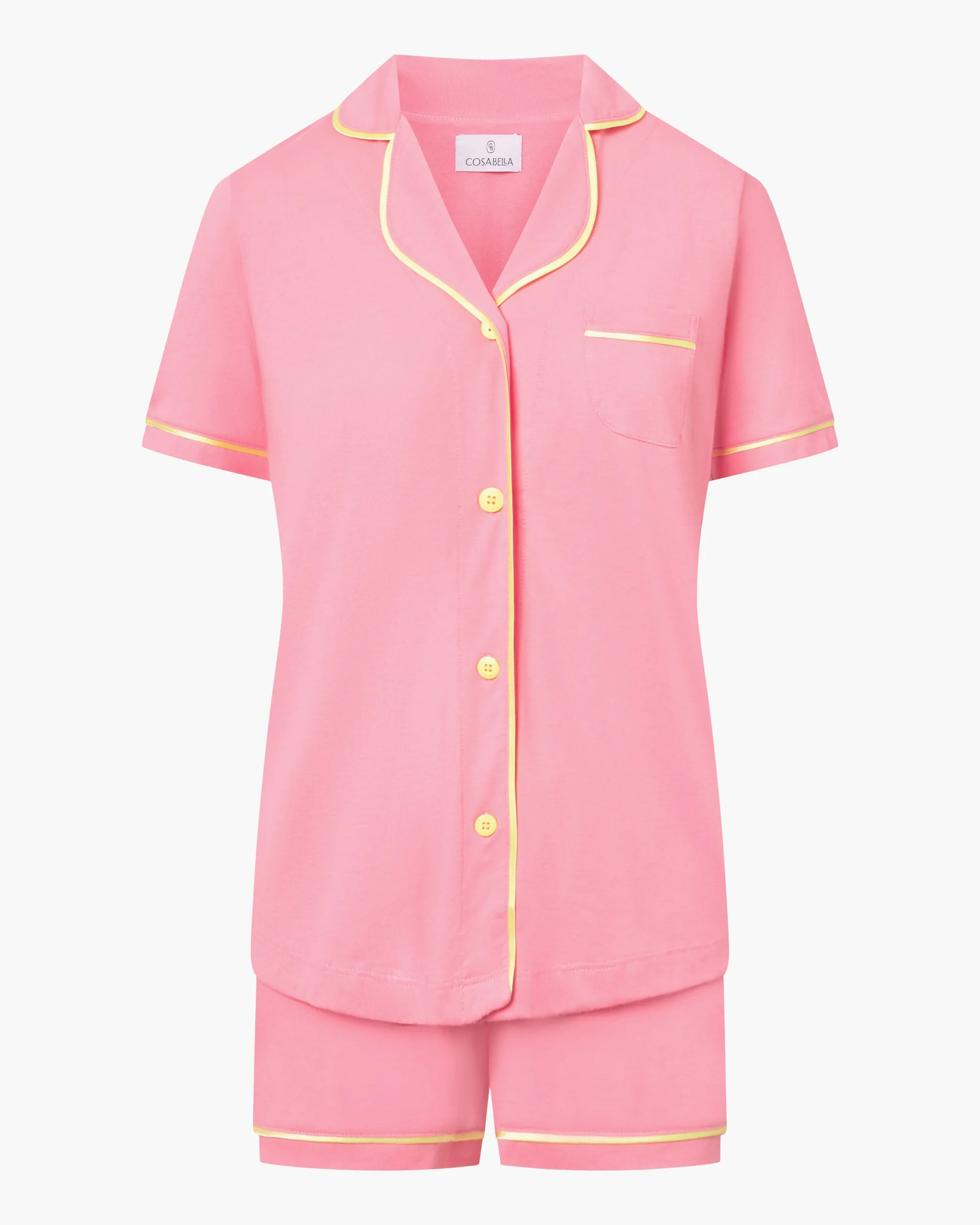 Ensemble Pyjama Haut  Manches Courtes Et Boxer