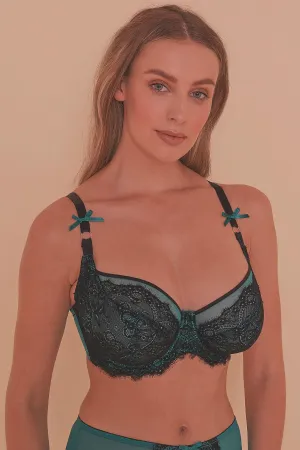 Ezmae Teal Full Bust Bra