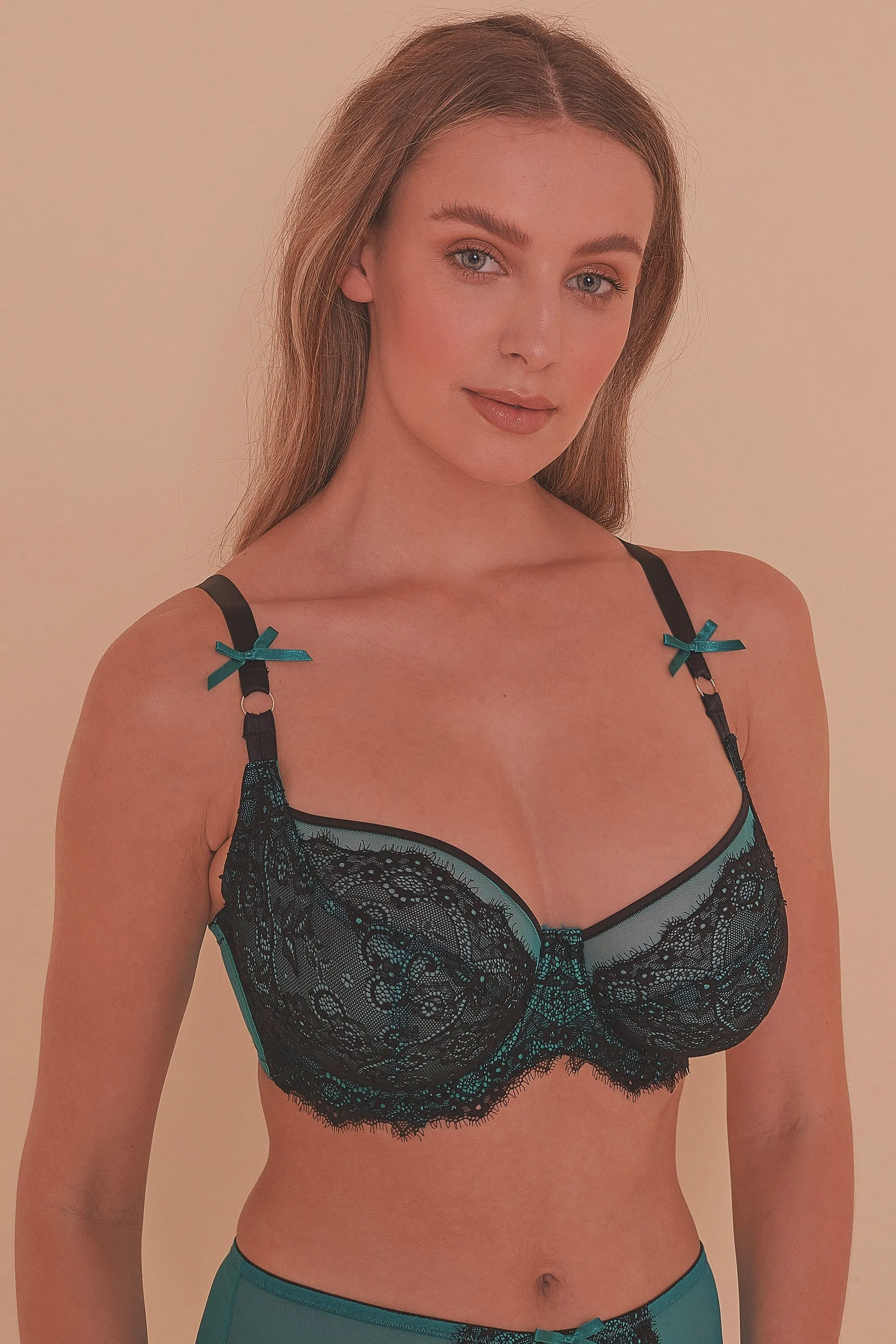 Ezmae Teal Full Bust Bra