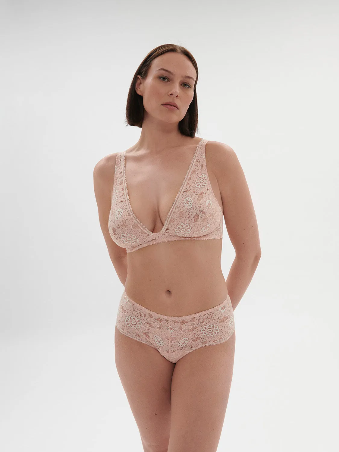 Festive Boyshort - Ballet Pink