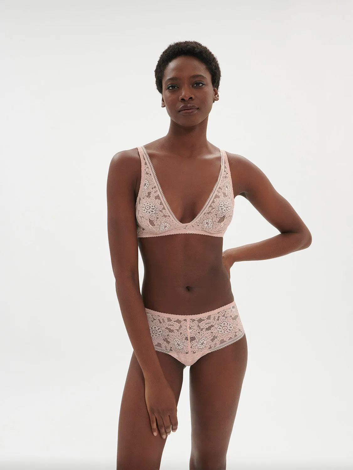 Festive Boyshort - Ballet Pink