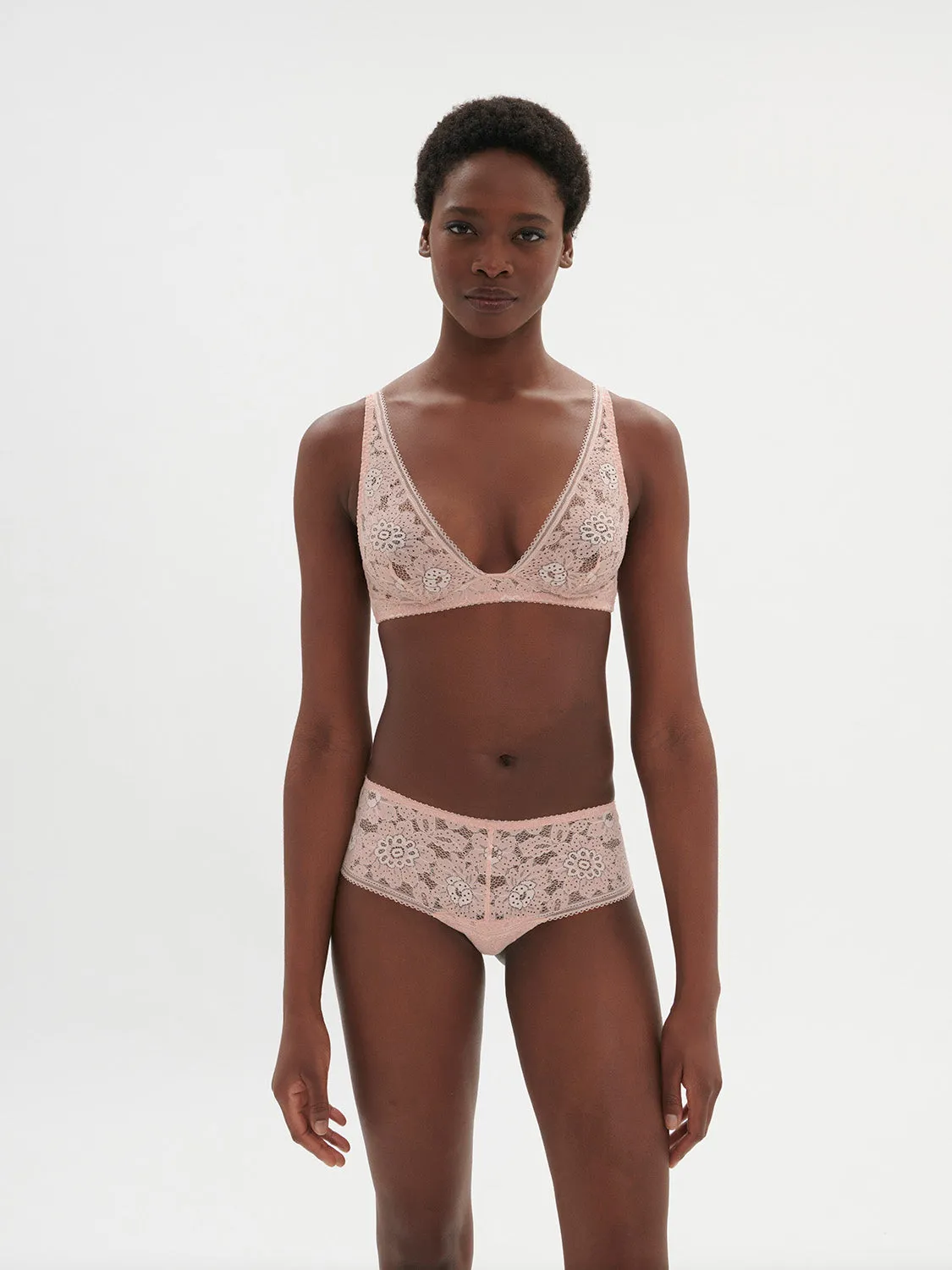 Festive Boyshort - Ballet Pink