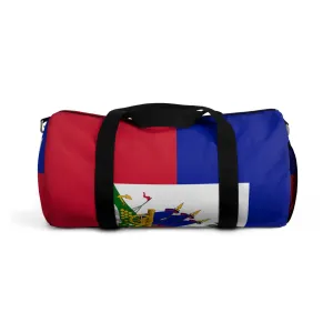 Haitian Flag Duffel Bag - Perfect Travel Companion for Adventurers and Cultural Celebrations