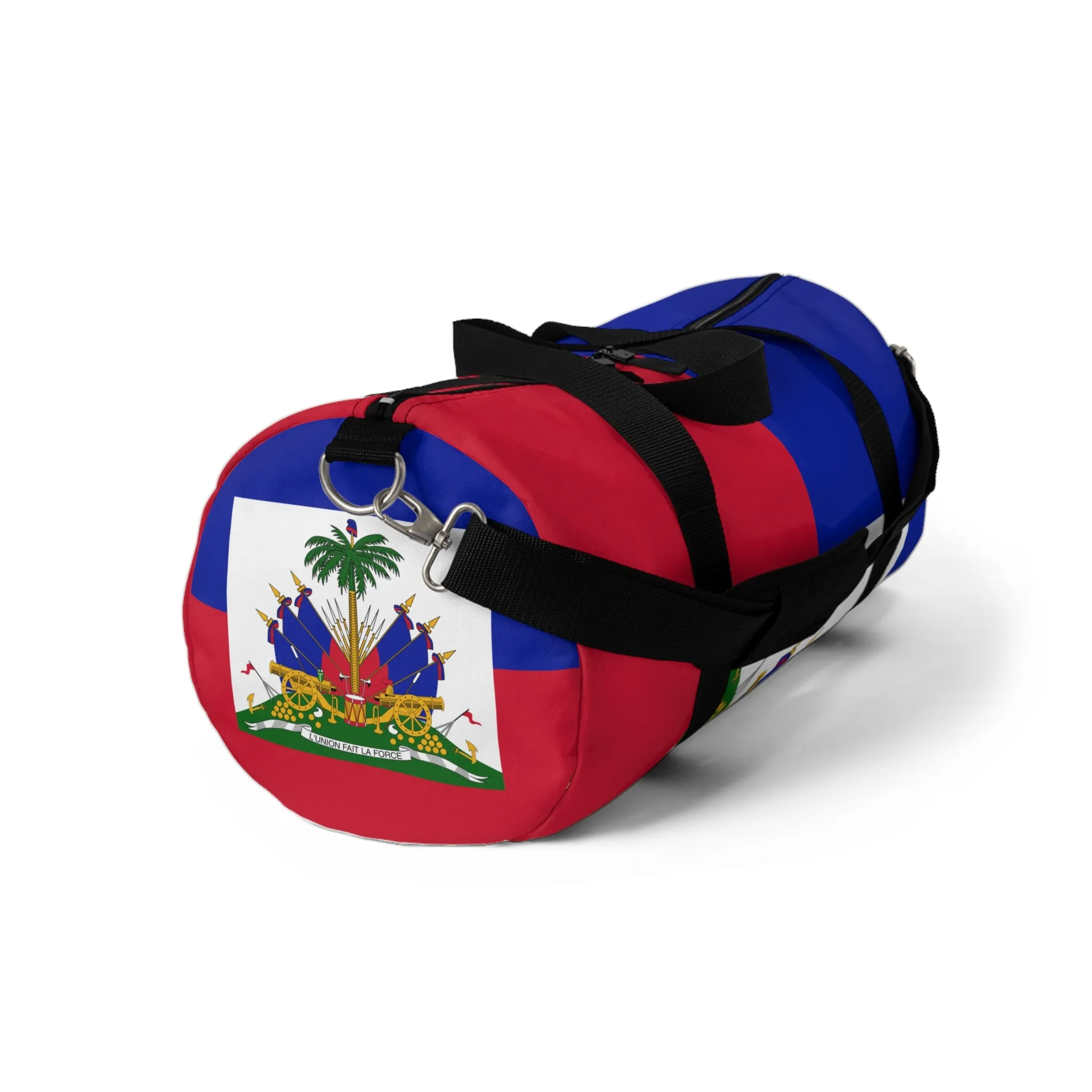 Haitian Flag Duffel Bag - Perfect Travel Companion for Adventurers and Cultural Celebrations