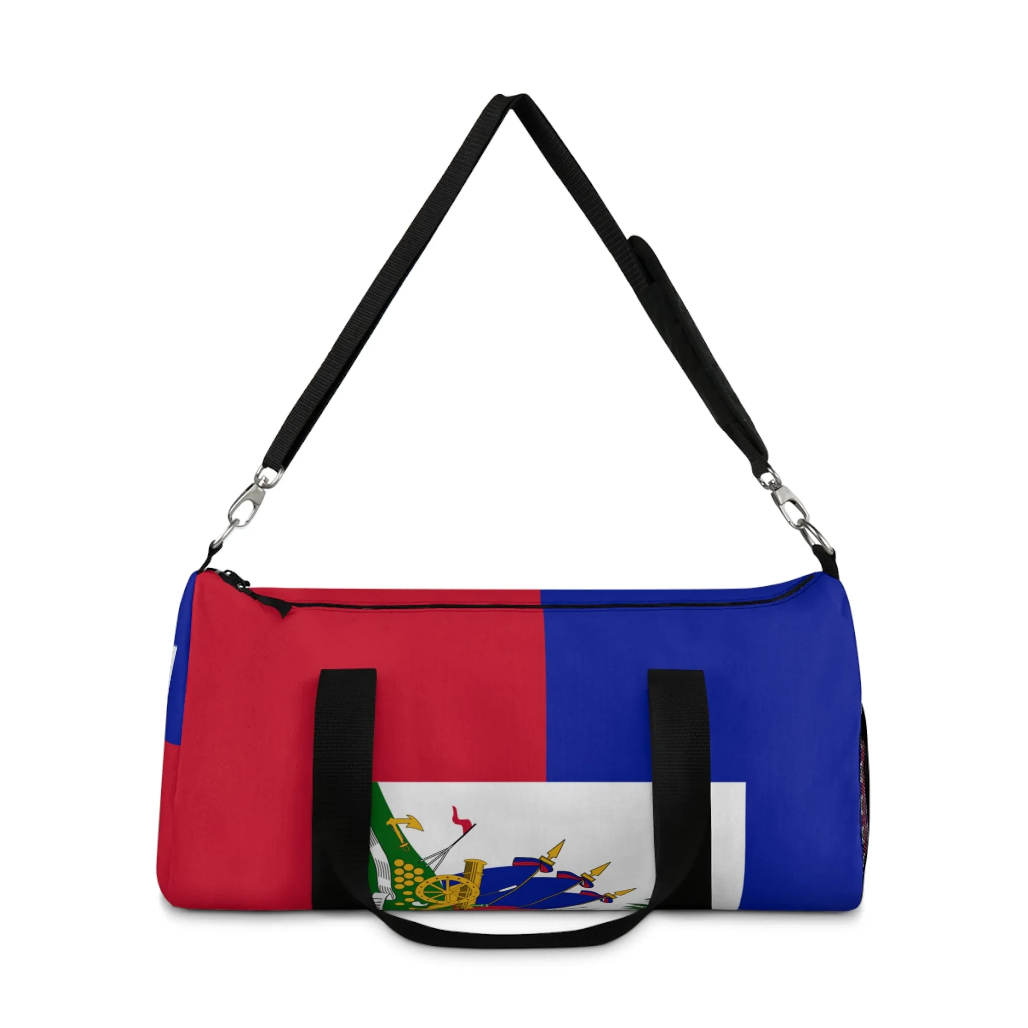 Haitian Flag Duffel Bag - Perfect Travel Companion for Adventurers and Cultural Celebrations