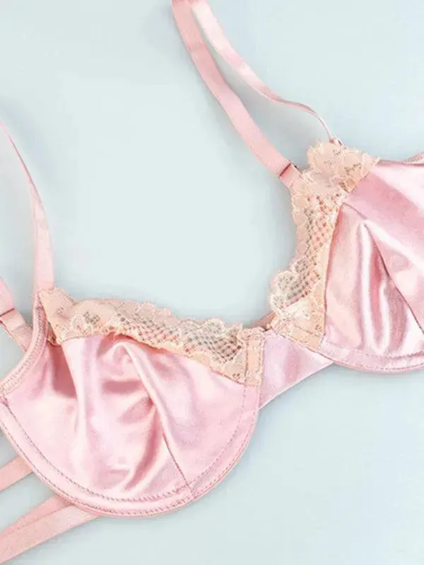 High-Waist Lace Lingerie Set