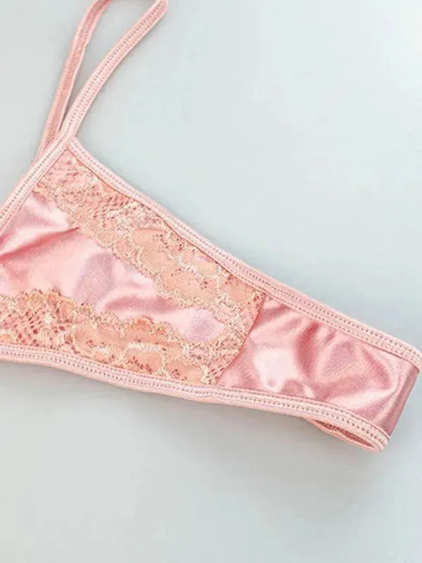 High-Waist Lace Lingerie Set