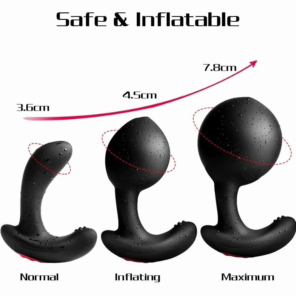 Inflatable Anal Vibrator