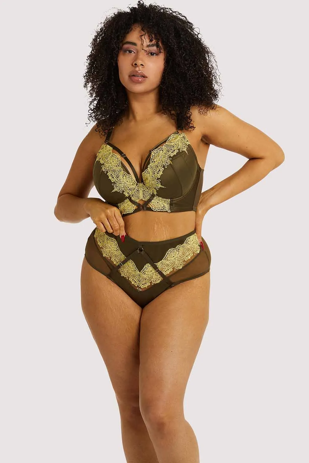 Jari Moss High Waisted Brief