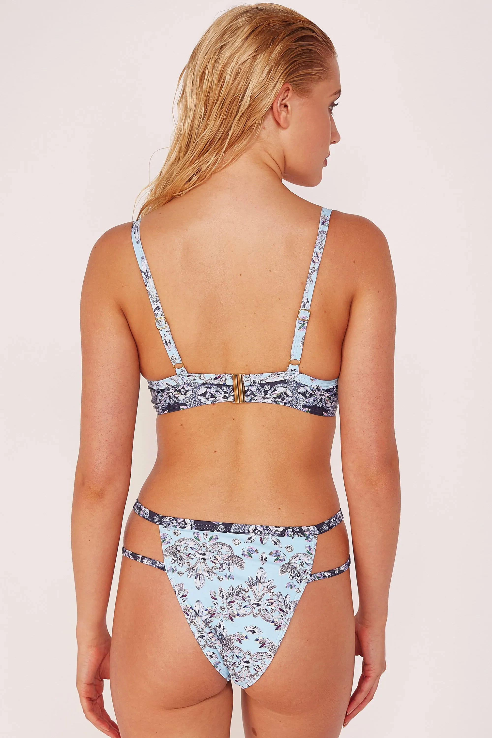 Jewel Baroque Bikini Top