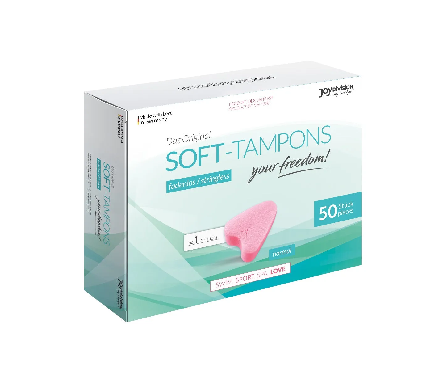 Joy Division Soft Tampon Sponge Sport Spa Love Making 50 Pack