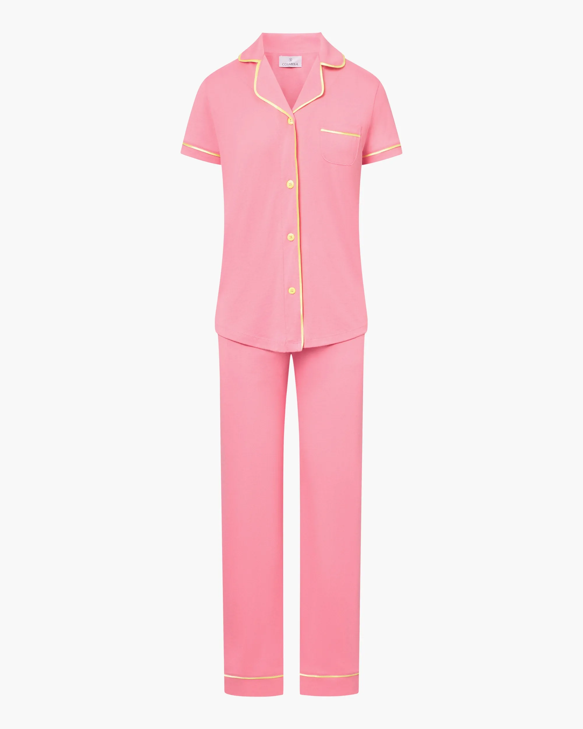 Kurzrmeliges Top & Hose Pyjama-Set