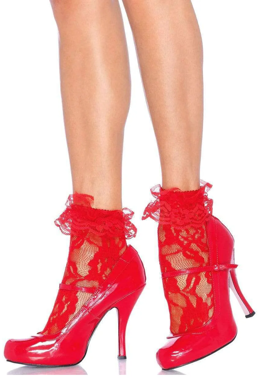 Lace Ruffle Ankle Socks