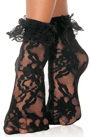 Lace Ruffle Ankle Socks