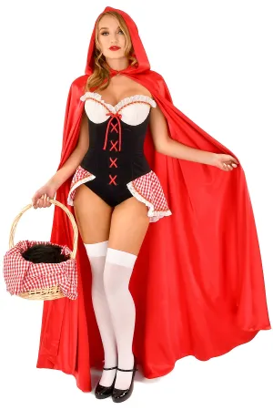 Long Hooded Satin Cape