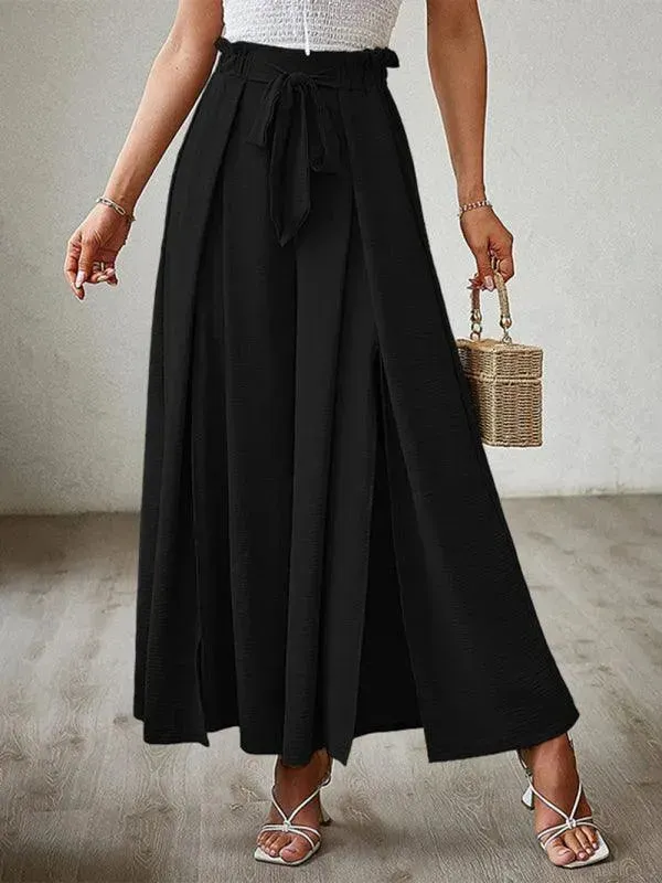 Loose Pleated Wide Leg Women pants