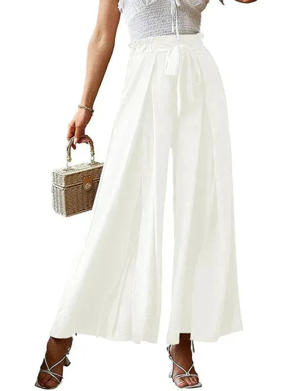 Loose Pleated Wide Leg Women pants