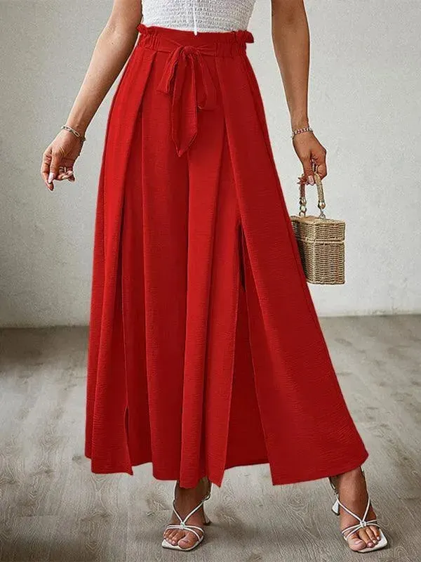 Loose Pleated Wide Leg Women pants