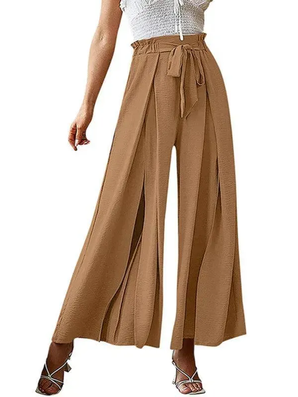 Loose Pleated Wide Leg Women pants