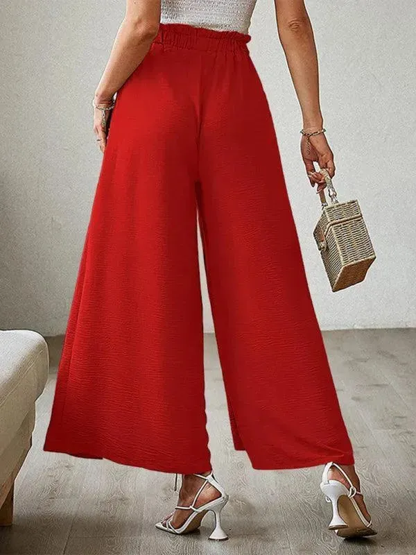Loose Pleated Wide Leg Women pants