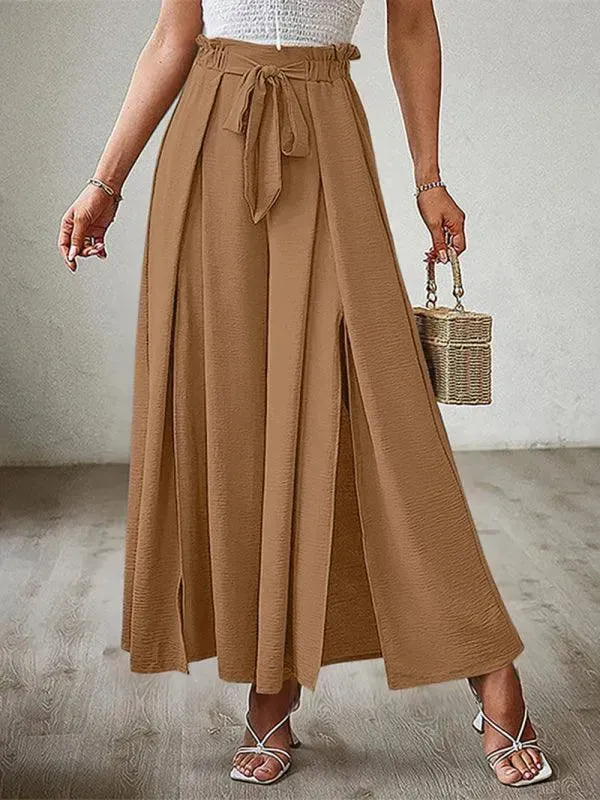 Loose Pleated Wide Leg Women pants