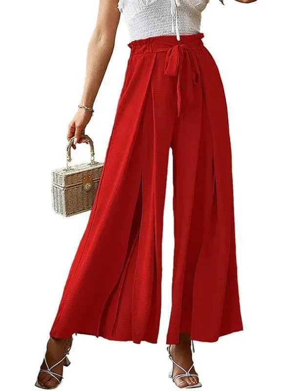Loose Pleated Wide Leg Women pants