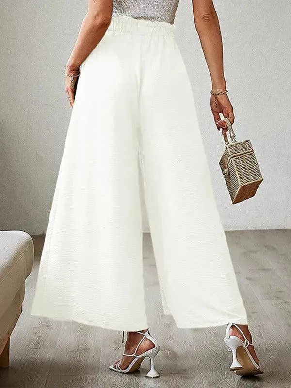 Loose Pleated Wide Leg Women pants