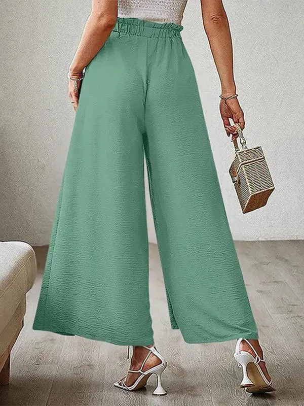 Loose Pleated Wide Leg Women pants