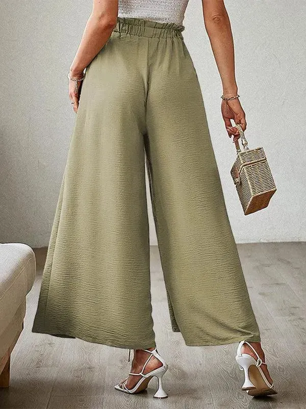 Loose Pleated Wide Leg Women pants