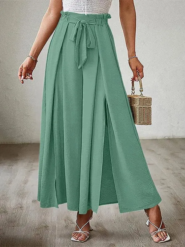 Loose Pleated Wide Leg Women pants