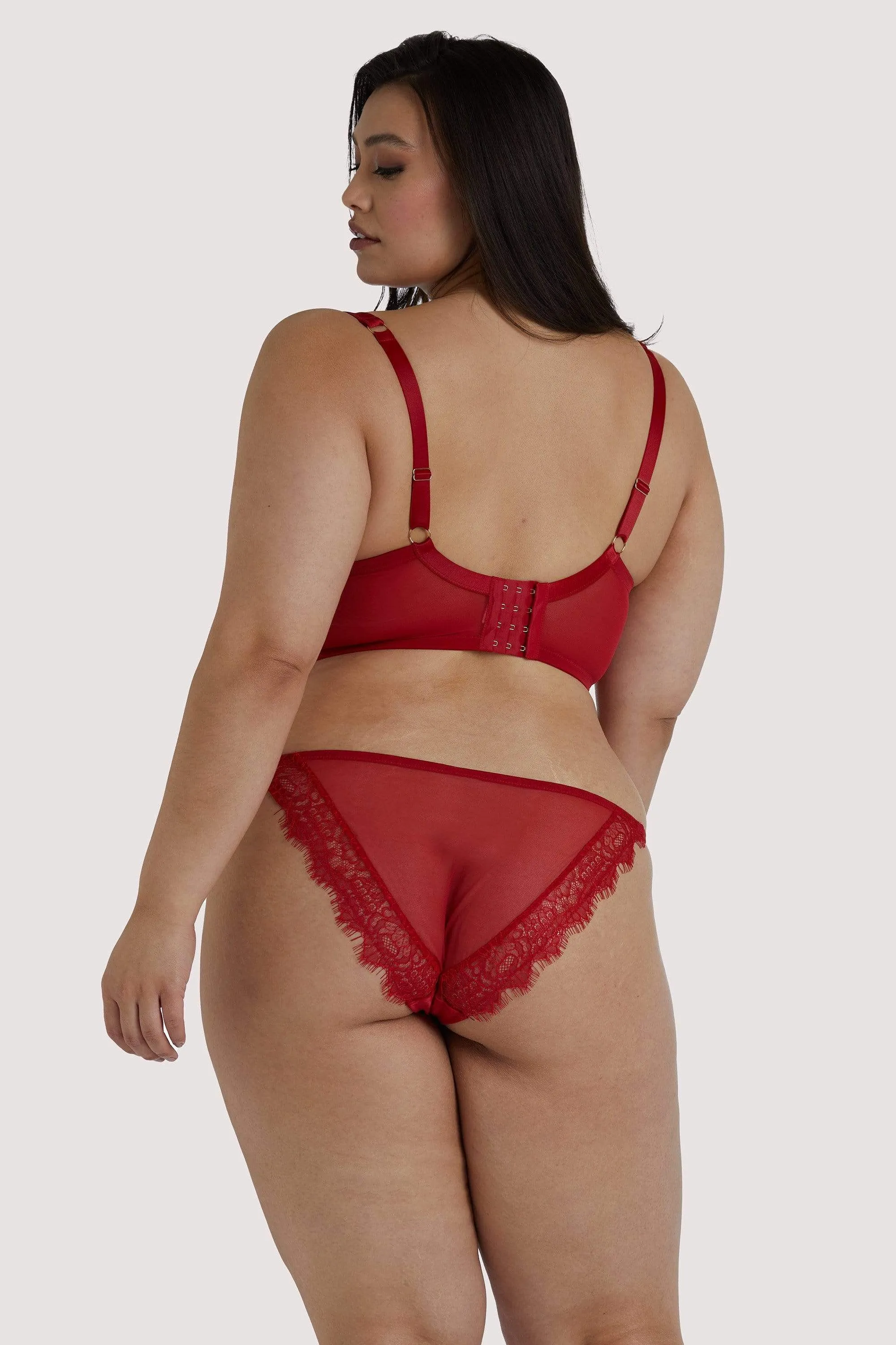 Melina Red Tanga Brief