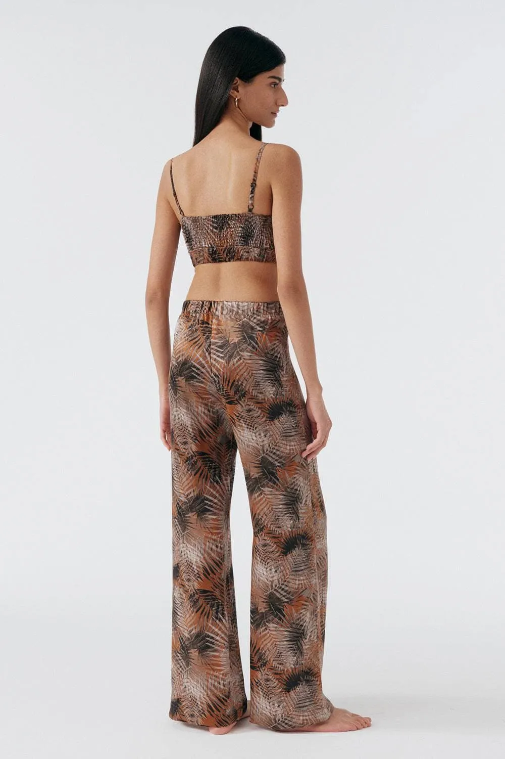 Palm Springs Silk Bralette. Size S (UK 8-10)