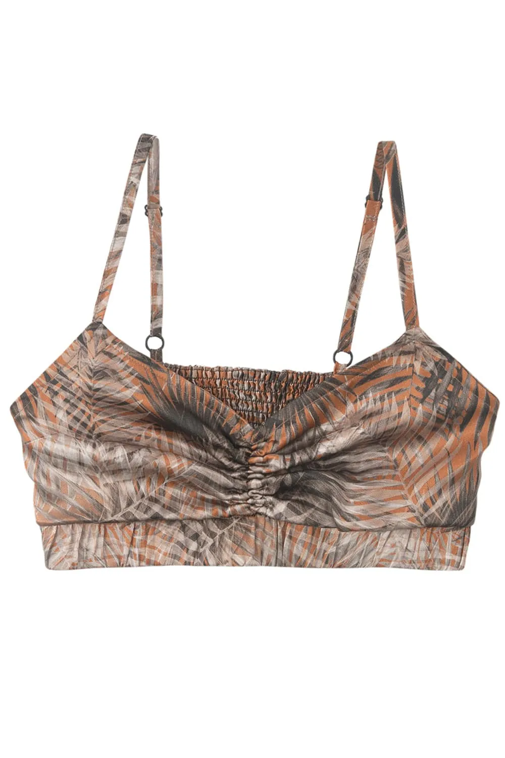 Palm Springs Silk Bralette. Size S (UK 8-10)