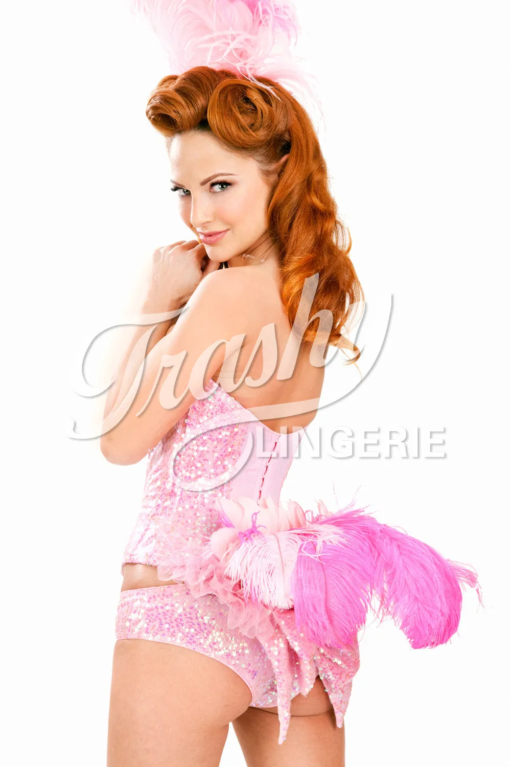 Sequined Showgirl Headpiece