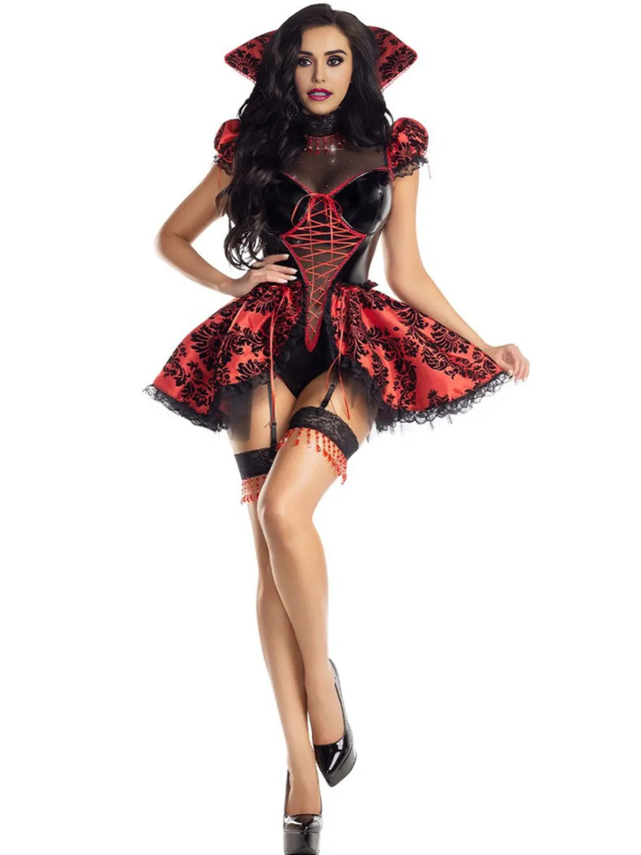 Sexy Latex Vampire Costume
