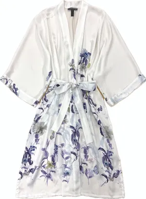 Silk Long Kimono Spring Prairie