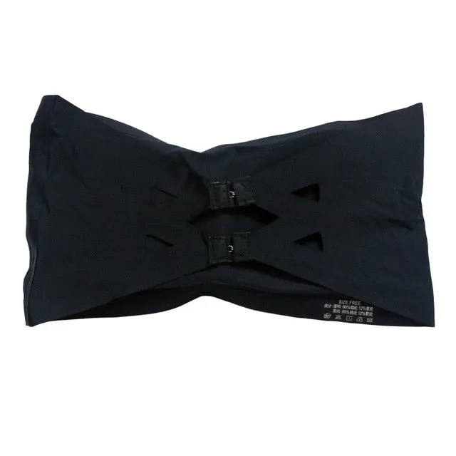Soft Invisable Strapless Top Sexy Women Tube Top Female Tube Bra Wrap Top Crop Bandeau Bra Lingerie Girls Underwear Black White