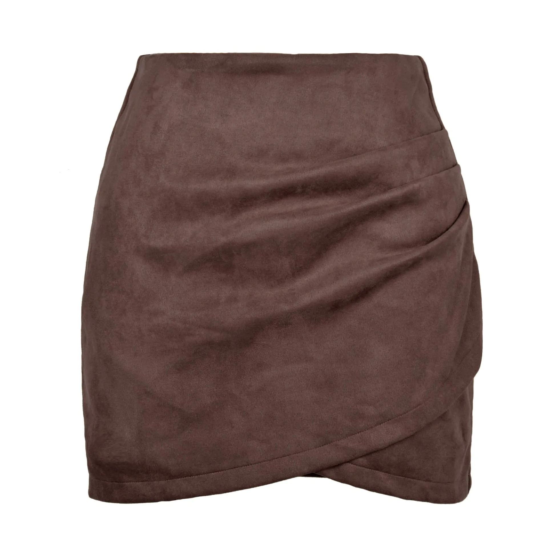 Solid Color Sheath Skirt Autumn And Winter Irregular Women's Clothing