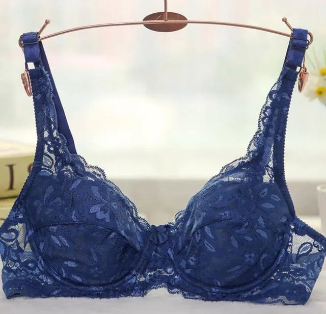 Women Sexy Push Up Bra Underwire Full Lace Brassiere Underwear Bras Bralette Lingerie Intimates 32/34/36/38/40